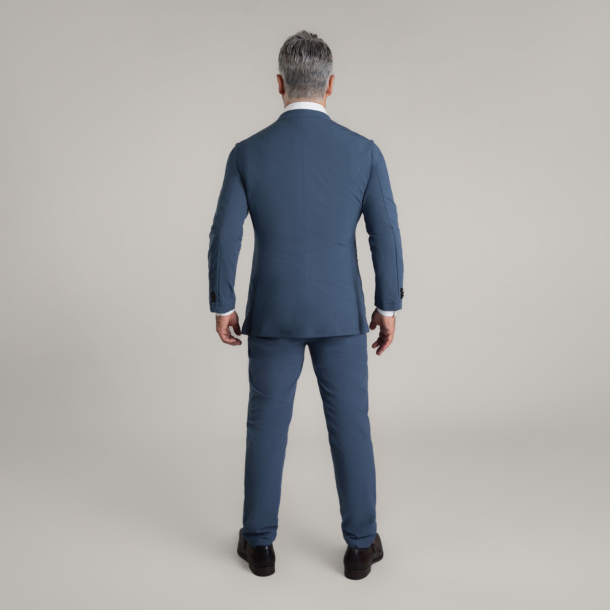 Bespoke custom athleisure technical men's suit los angeles model Guillermo in Marina