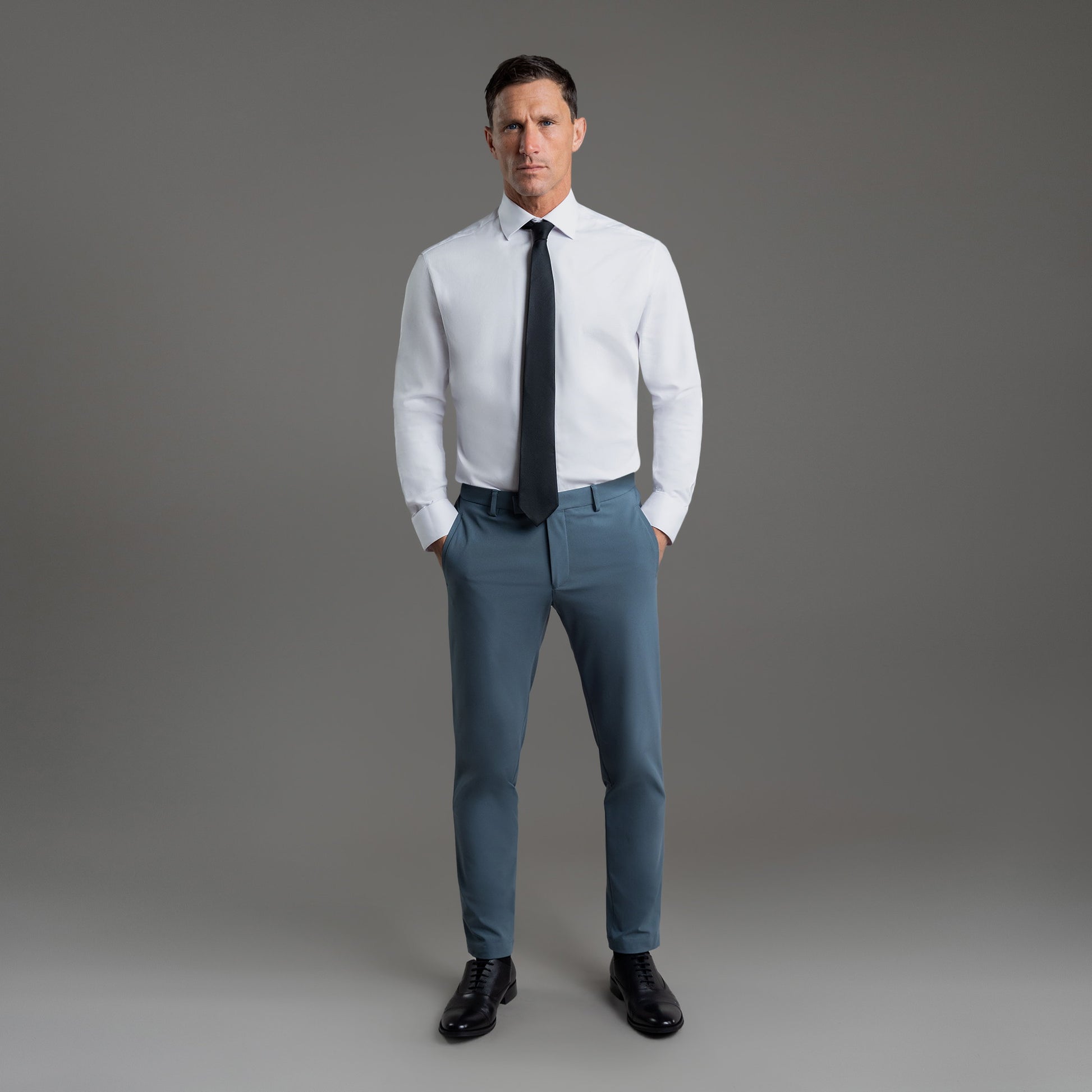Sample Soho FlexTech Pants - Smoke Blue