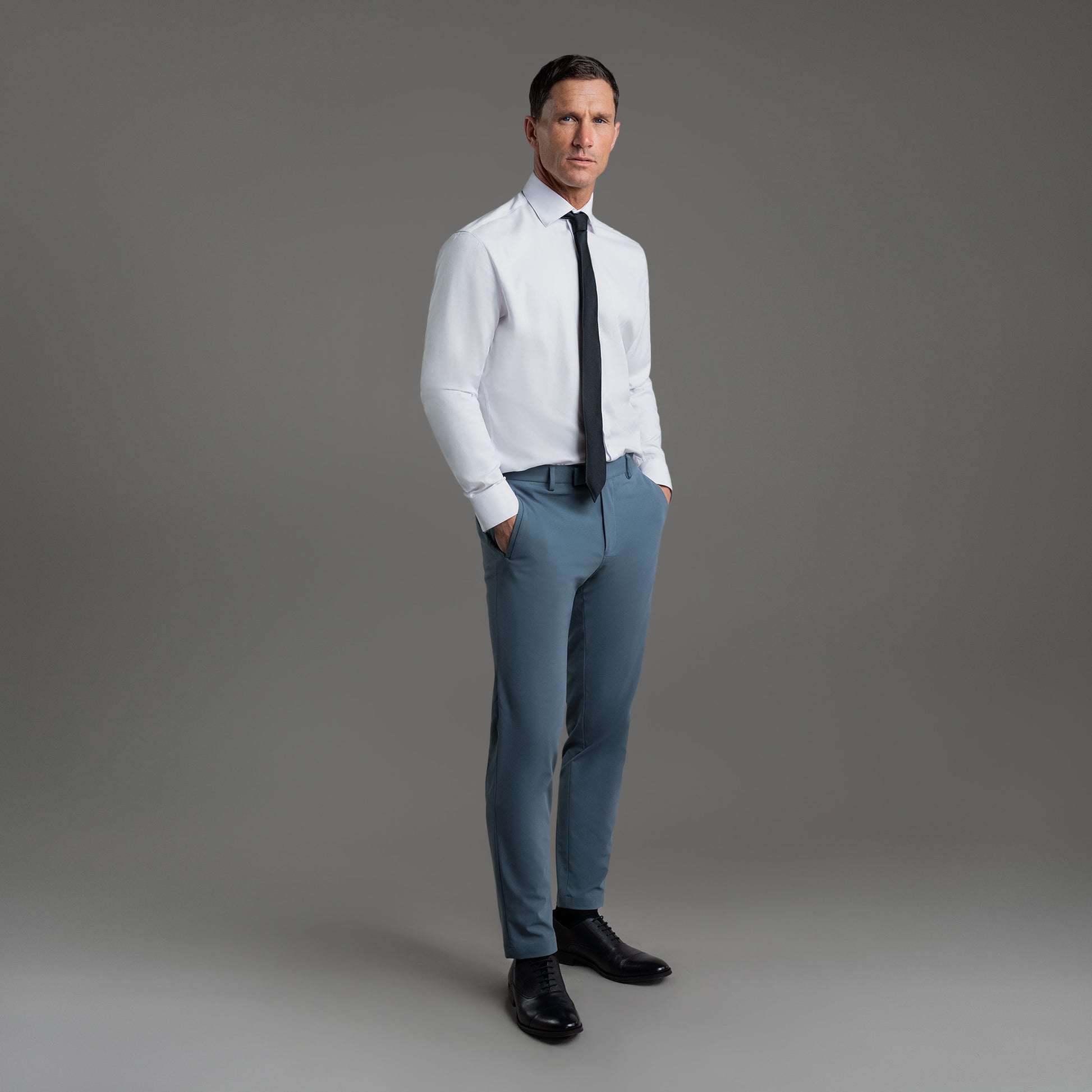 Sample Soho FlexTech Pants - Smoke Blue