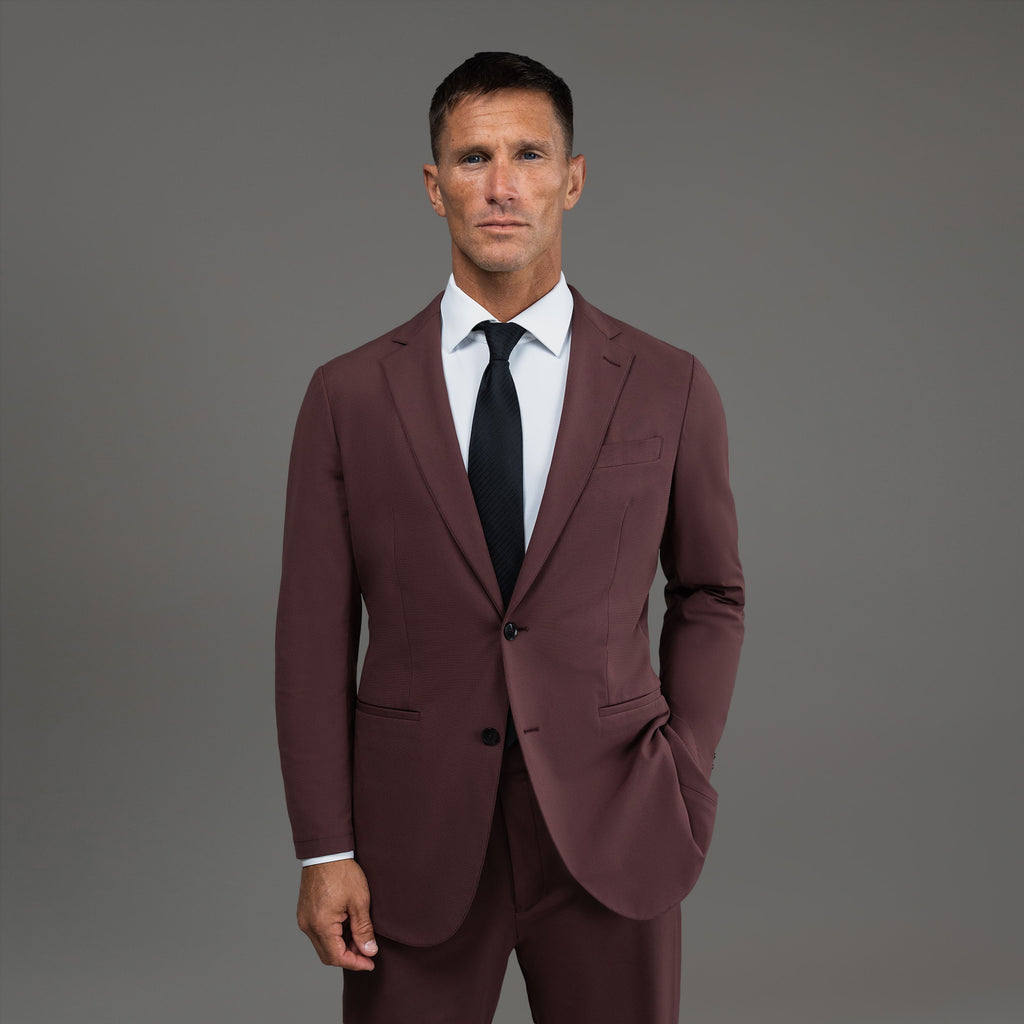 Sample Soho FlexTech Blazer - Maroon
