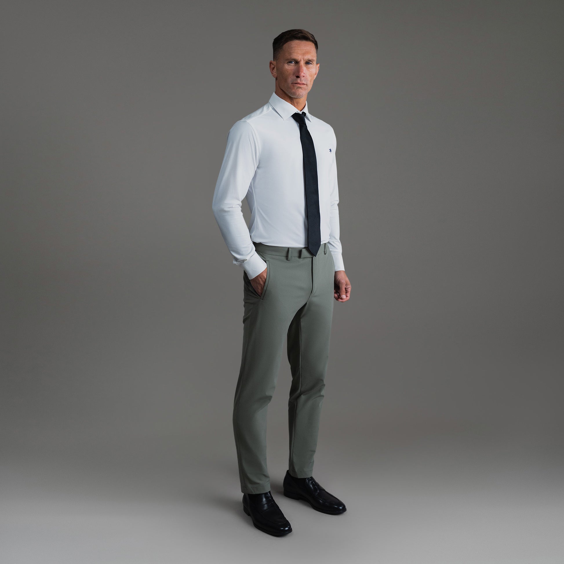 Sample Soho FlexTech Pants - Sage Gray