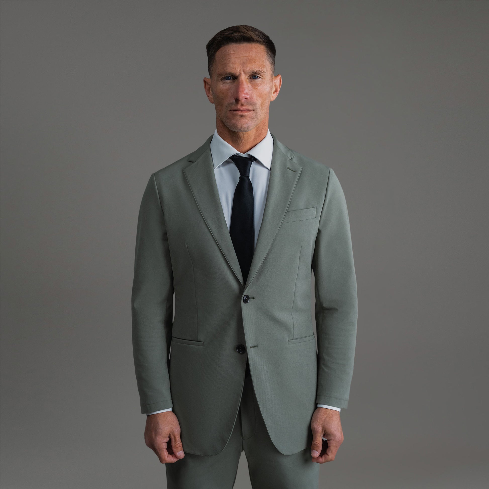 Sample Soho FlexTech Blazer - Sage Gray