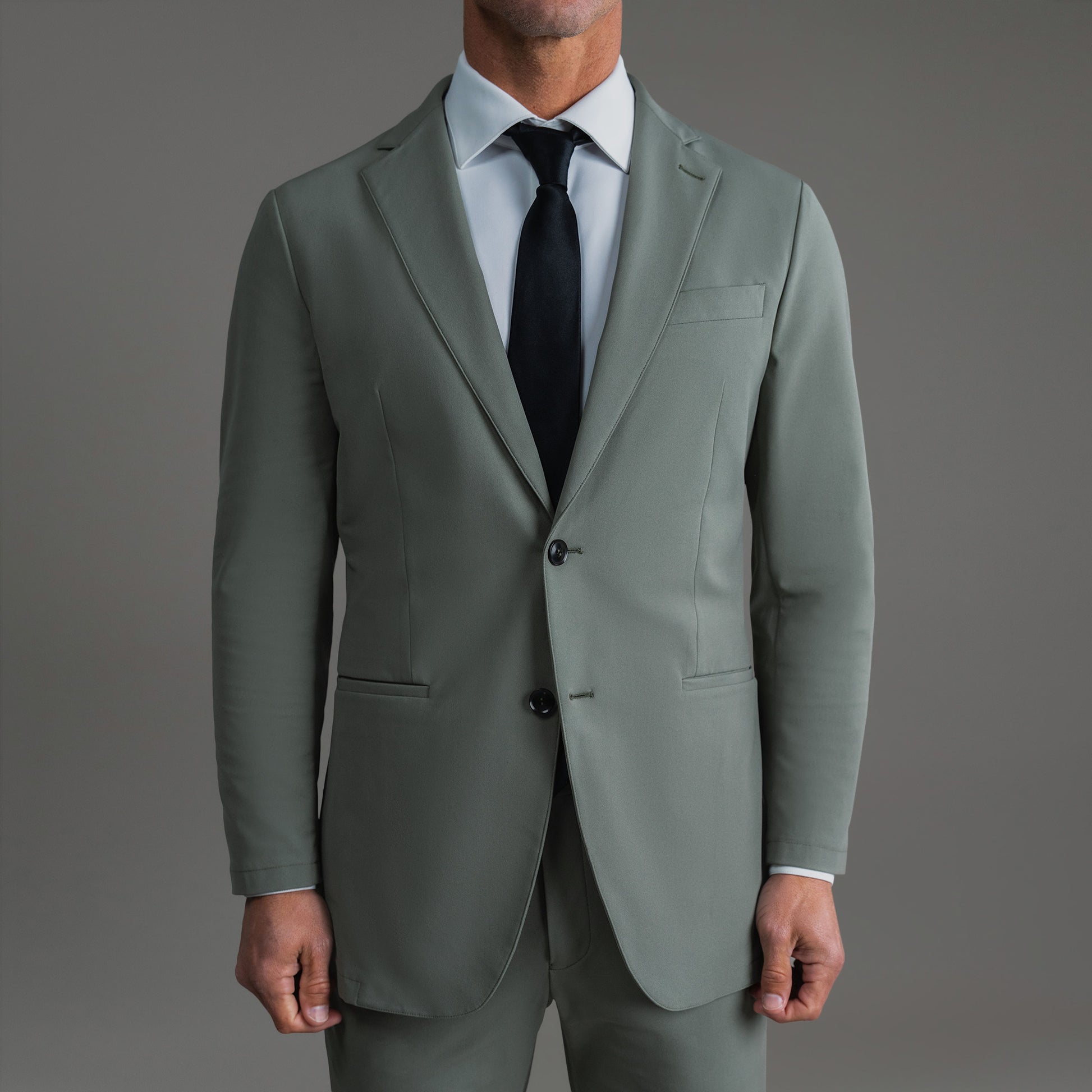Sample Soho FlexTech Blazer - Sage Gray