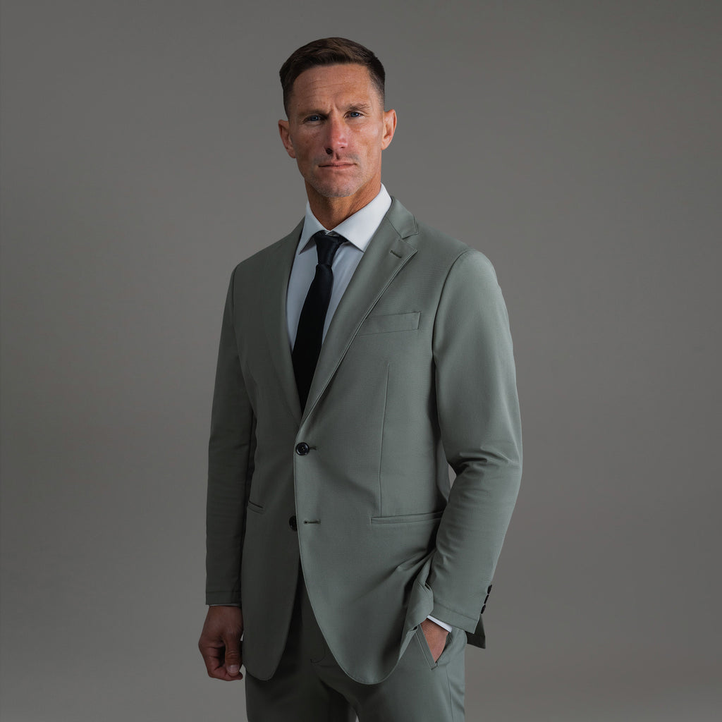 Sample Soho FlexTech Blazer - Sage Gray