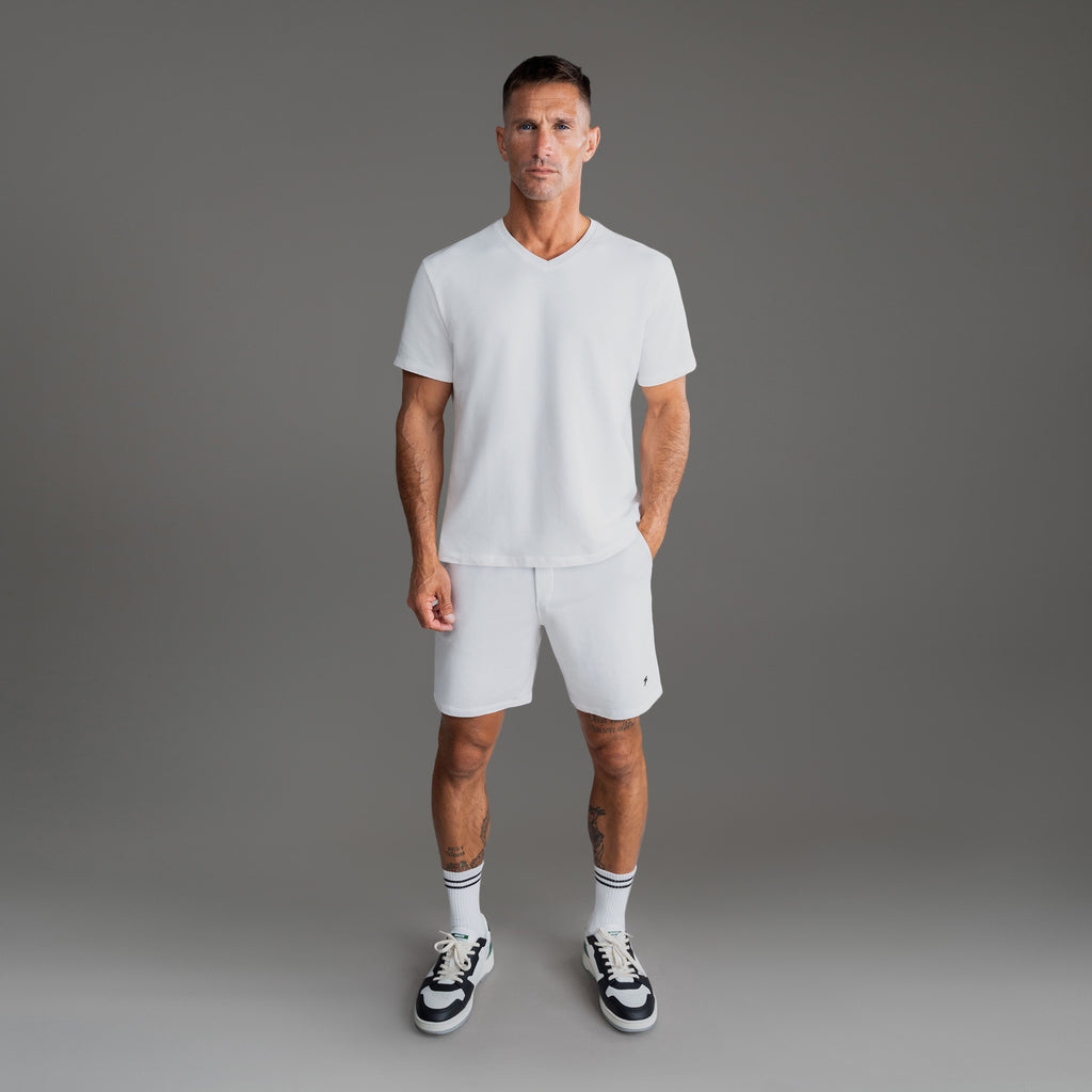 Cumulus V-Neck T-Shirt - White