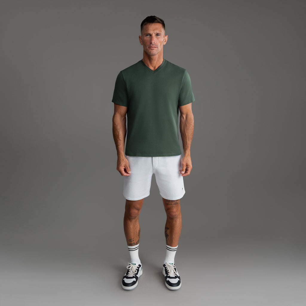 Cumulus V-Neck T-Shirt - Moss