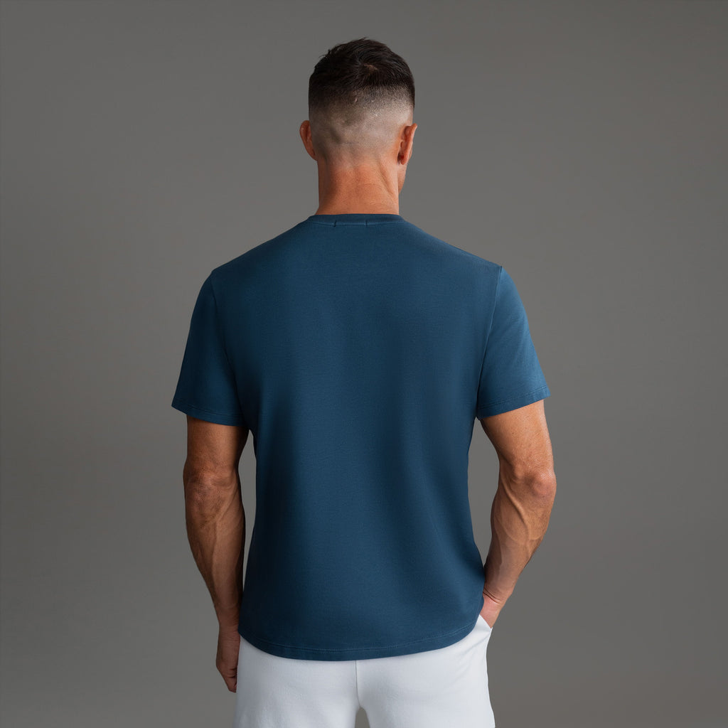 Cumulus V-Neck T-Shirt - Deep Sea