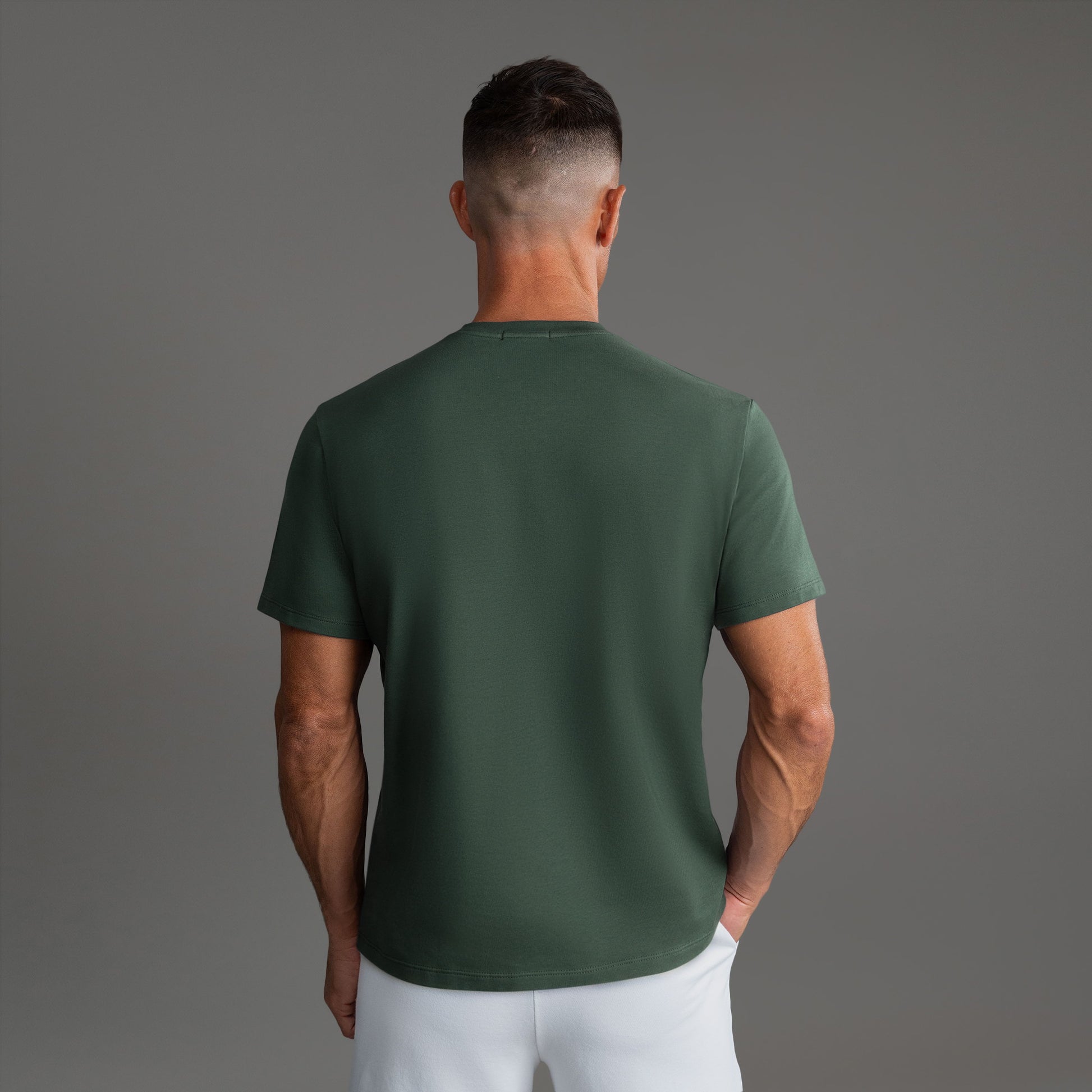 Cumulus V-Neck T-Shirt - Moss