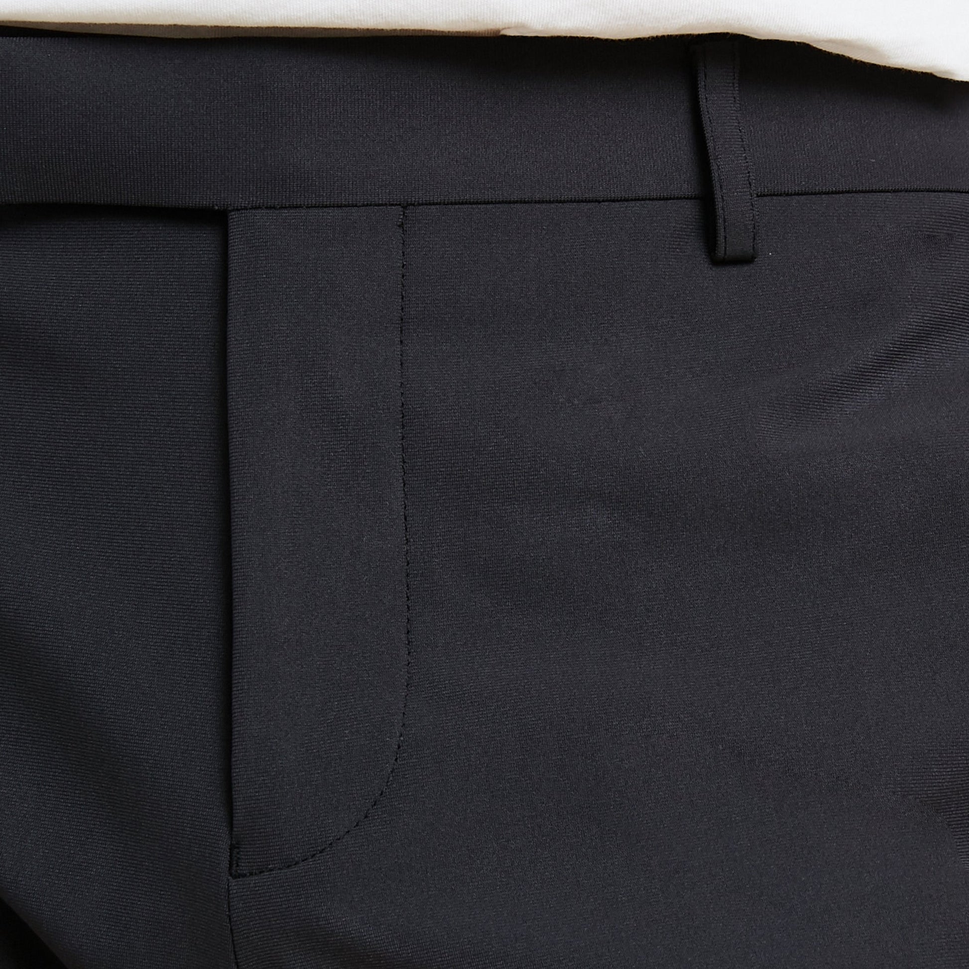 bespoke custom trousers pant chino performance technical model Jimmy in Charcoal